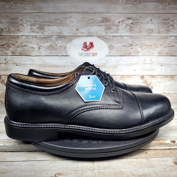 GH Bass Webster Men's Size 13 Black Oxfords Dress Shoes - Picture 1 of 11